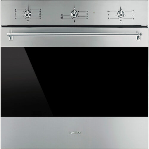 Изображение товара Духовой шкаф SMEG SF6381X, электрический, объем 70 литров, серебристый
