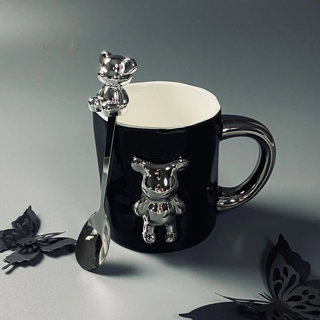 Кружка 350мл с ложкой Фарфор 315-068 118-315-068