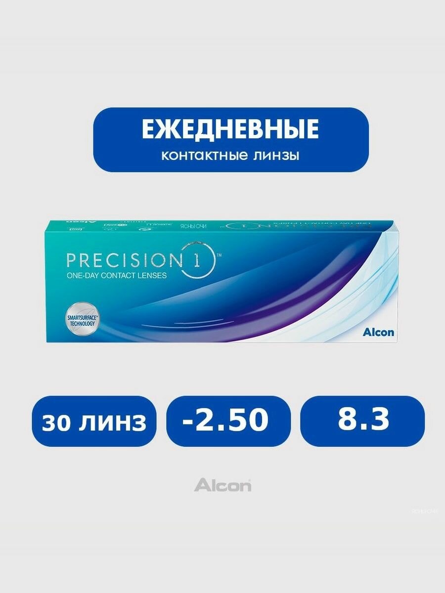 Precision 1 (30 линз) , 8.3, -2.50