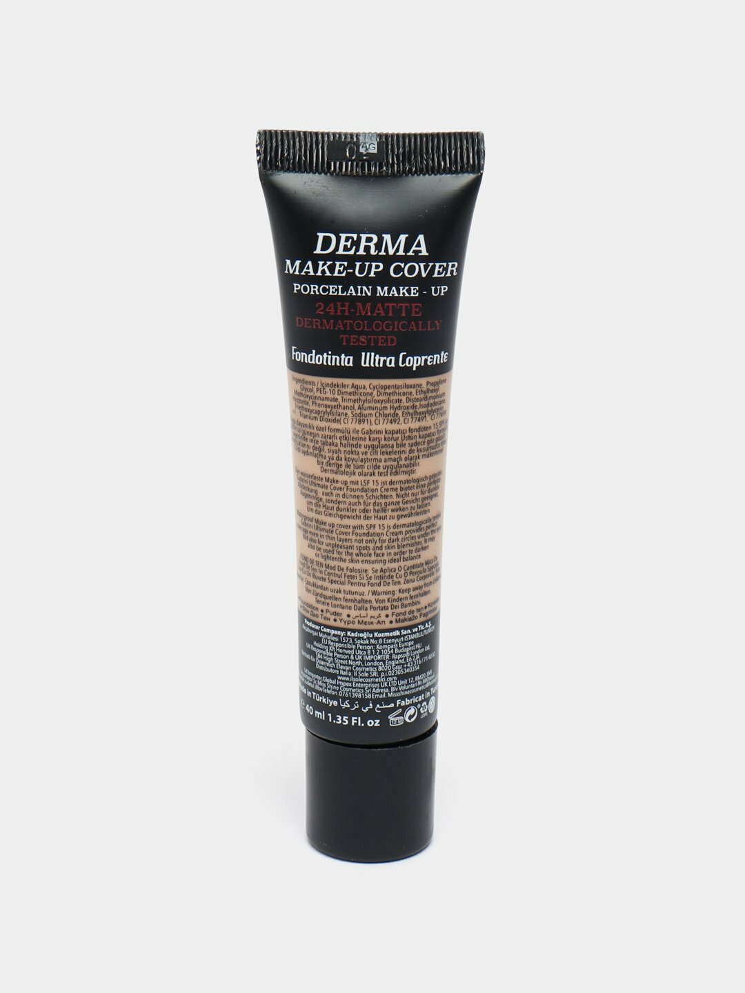 Tональный крем Gabarini Professional derma make up Cover spf 15, 01 — фото 1