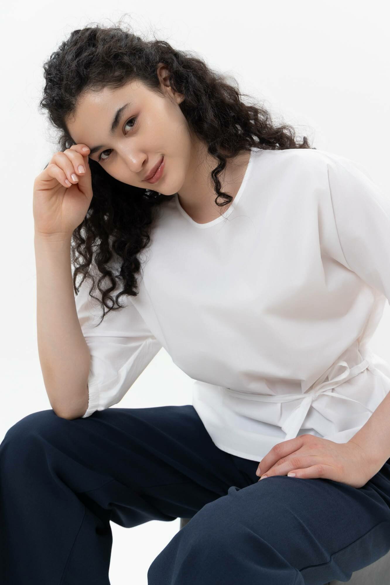 Блуза TERRA PRO, размер S, white — фото 1