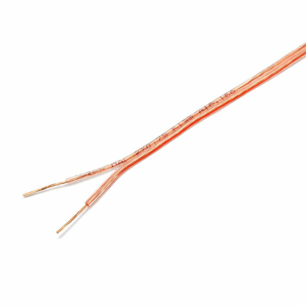 Акустический кабель Cablexpert прозрачный 2x0.75мм2 бухта 30м CC-TC2x075-30M