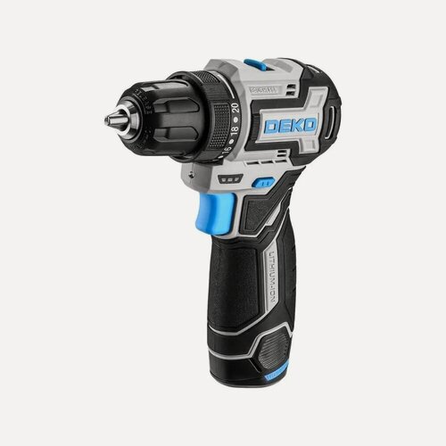 Изображение товара Дрель-шуруповерт DEKO Loner 12V PRO (АКБ 2x3.0Ач кейс) (085-1011)