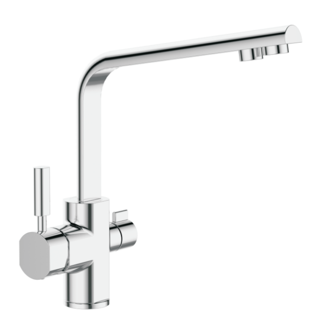 T61103B Смеситель для кухни с подключением фильтра, хром