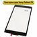 Сенсорное стекло, Тачскрин SONY Tablet Z3 Compact с OCA пленкой Black ORIG