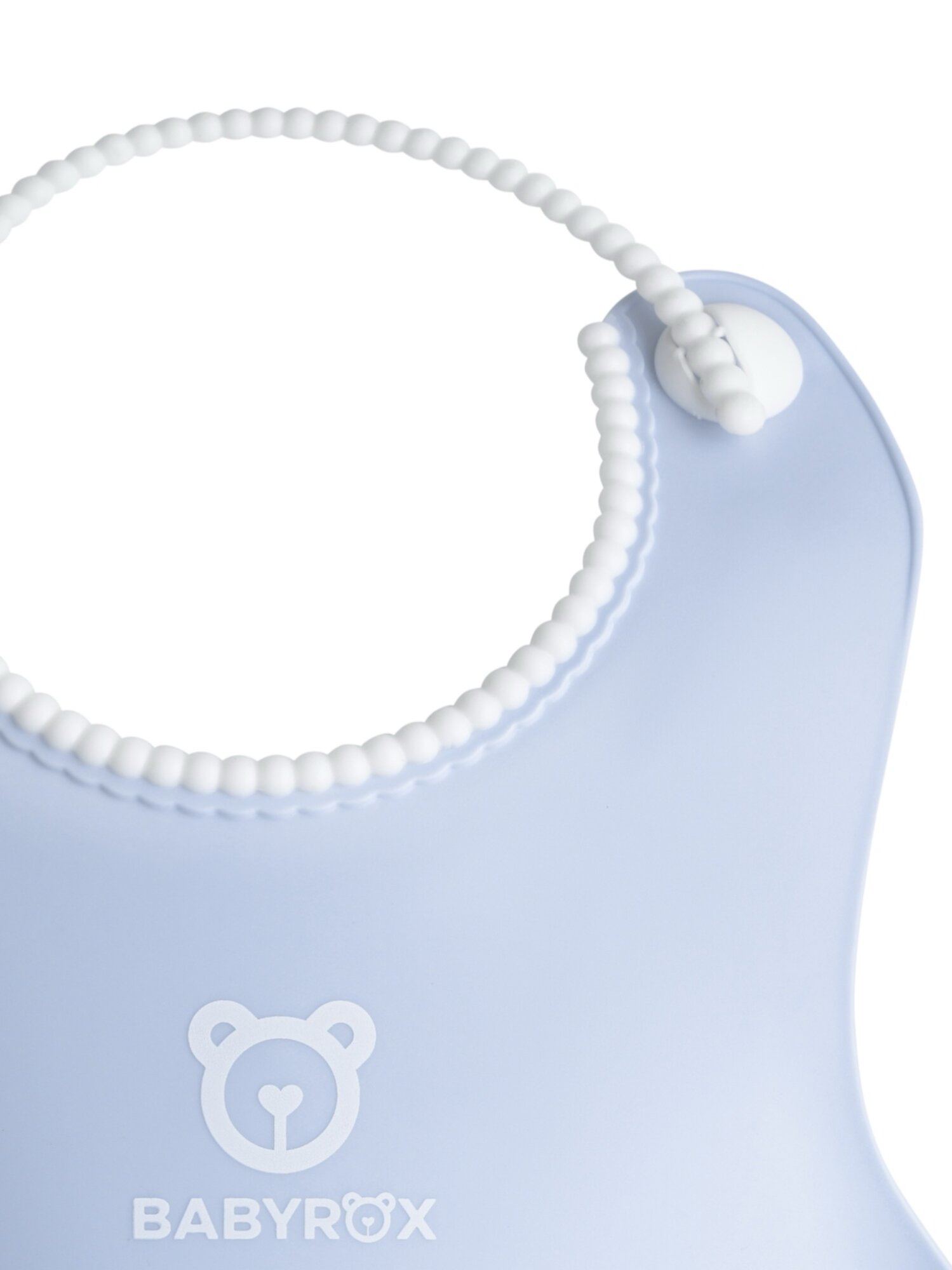 Нагрудник BABYROX, для кормления, с карманом, полипропилен, голубой, 1 шт — фото 1