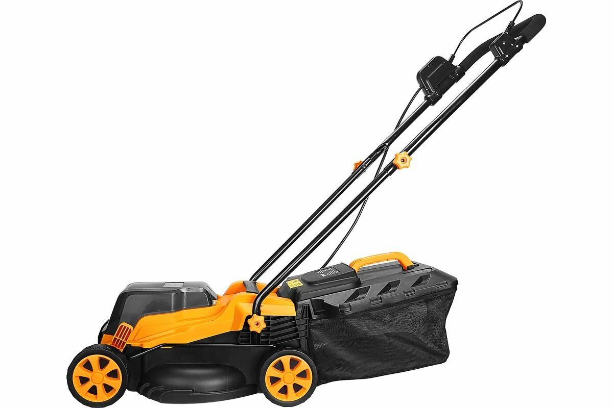 Изображение Газонокосилка аккумуляторная DEKO DKLM20V, 20В, 2x5.0Aч, з/у, 320мм 085-2024