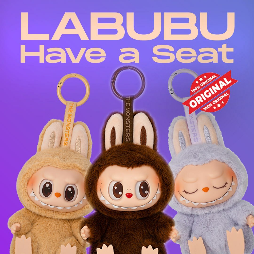 Оригинал POP MART Игрушка-сюрприз Labubu The Monsters Have a Seat Series - Pop Mart Original