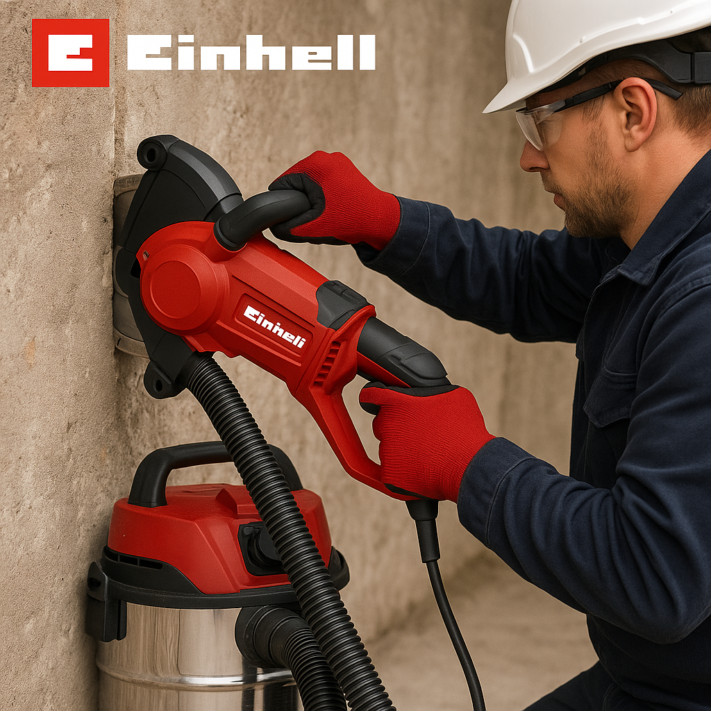 Штроборез Einhell 4350740,1700Вт, 4 алмазных круга, 38х40 мм — фото 1