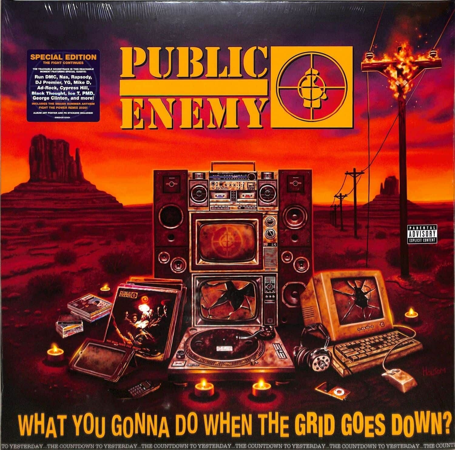 Public Enemy. What You Gonna Do When The Grid Goes Down? (Special Edition) (EU, Enemy Records, 00602435152424, 2020) LP
