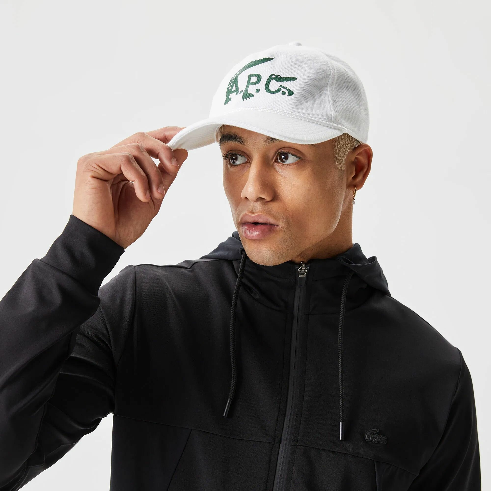 Толстовка спортивная LACOSTE, размер 4, , черный, Черный — фото 1