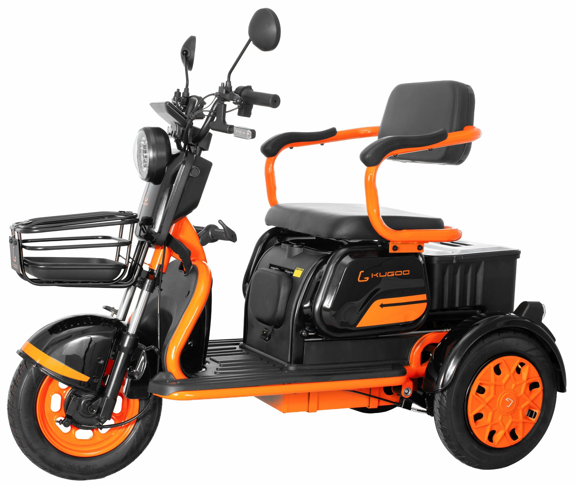 Электроскутер KUGOO T1 500W (48 V / 21 Ah) раздвижное сиденье — фото 1