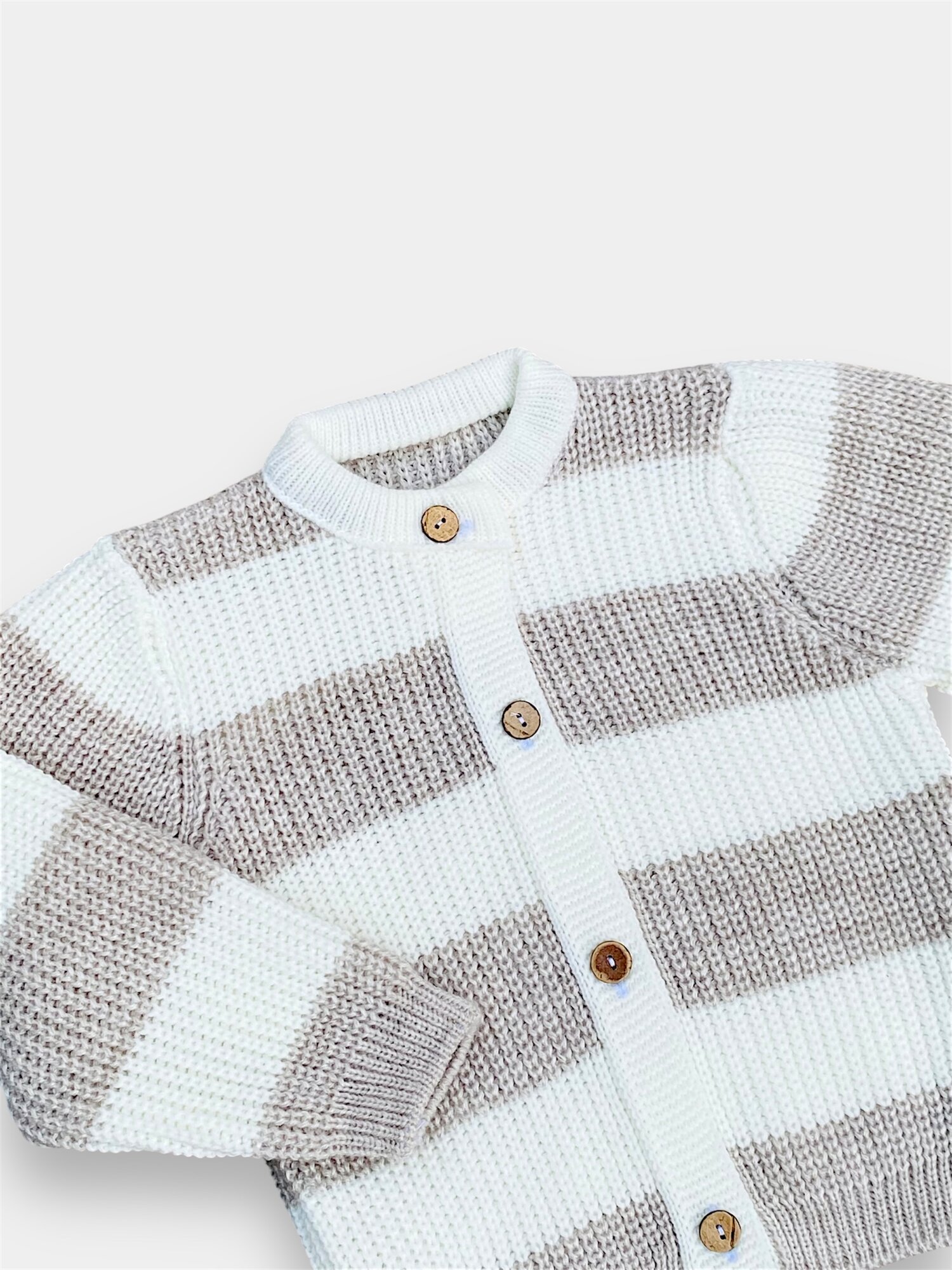 Комплект одежды Gunesh Line Textile Линейка, размер 80, бежевый. — фото 1