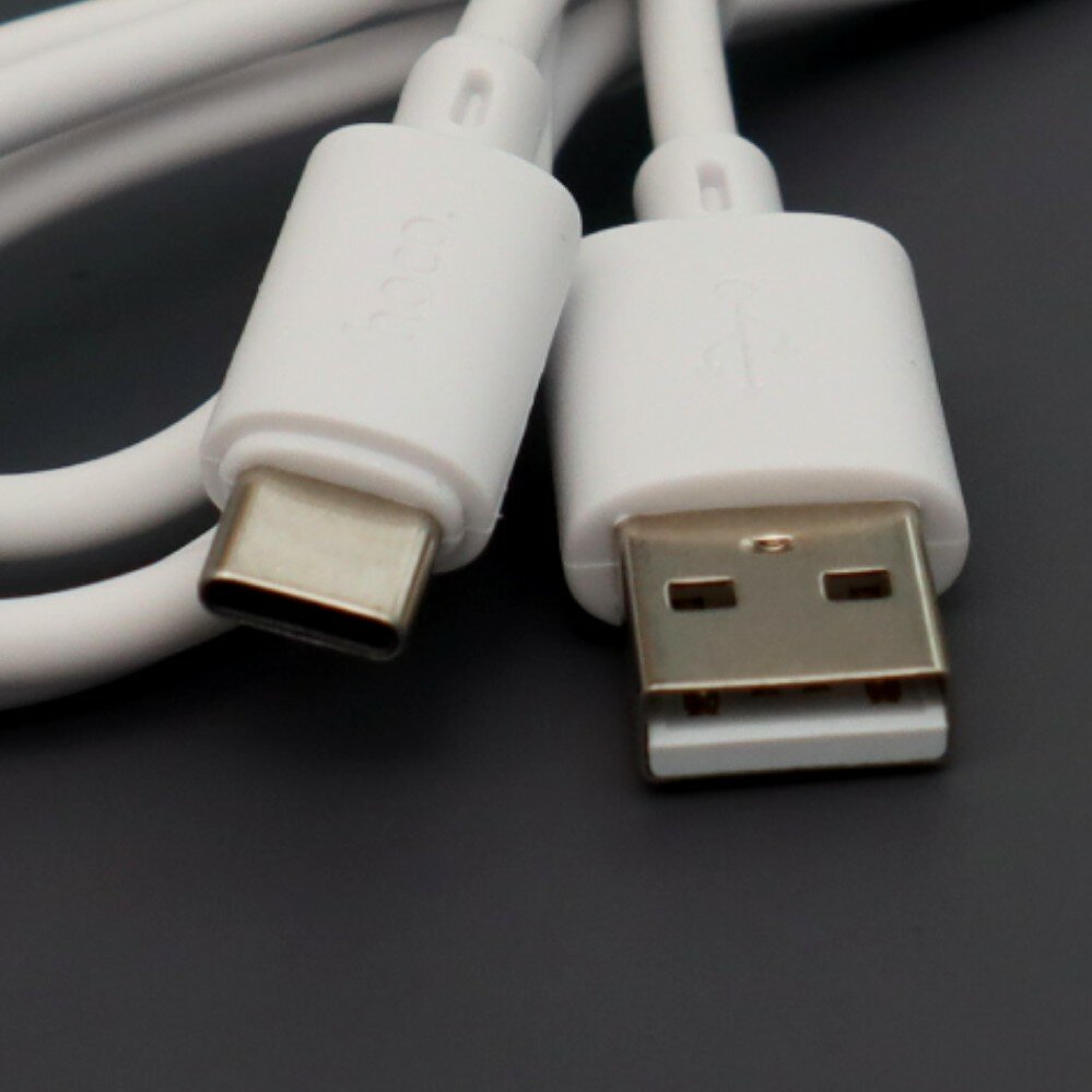 Кабель USB - Type-C (Am-Cm) Hoco X88, 3А, длина 1м, цвет белый — фото 1