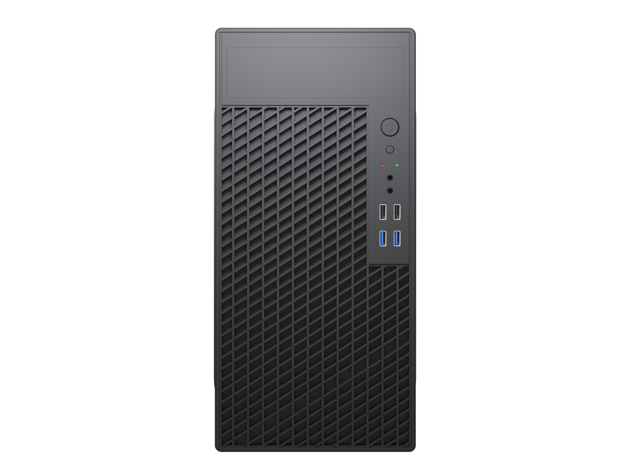 Foxline Корпус с блоком питания 450Вт./ Case Forza mATX, 450W, 2xUSB2.0+2xUSB3.0, Black, w/o FAN, 8 cm fan PSU, power cord