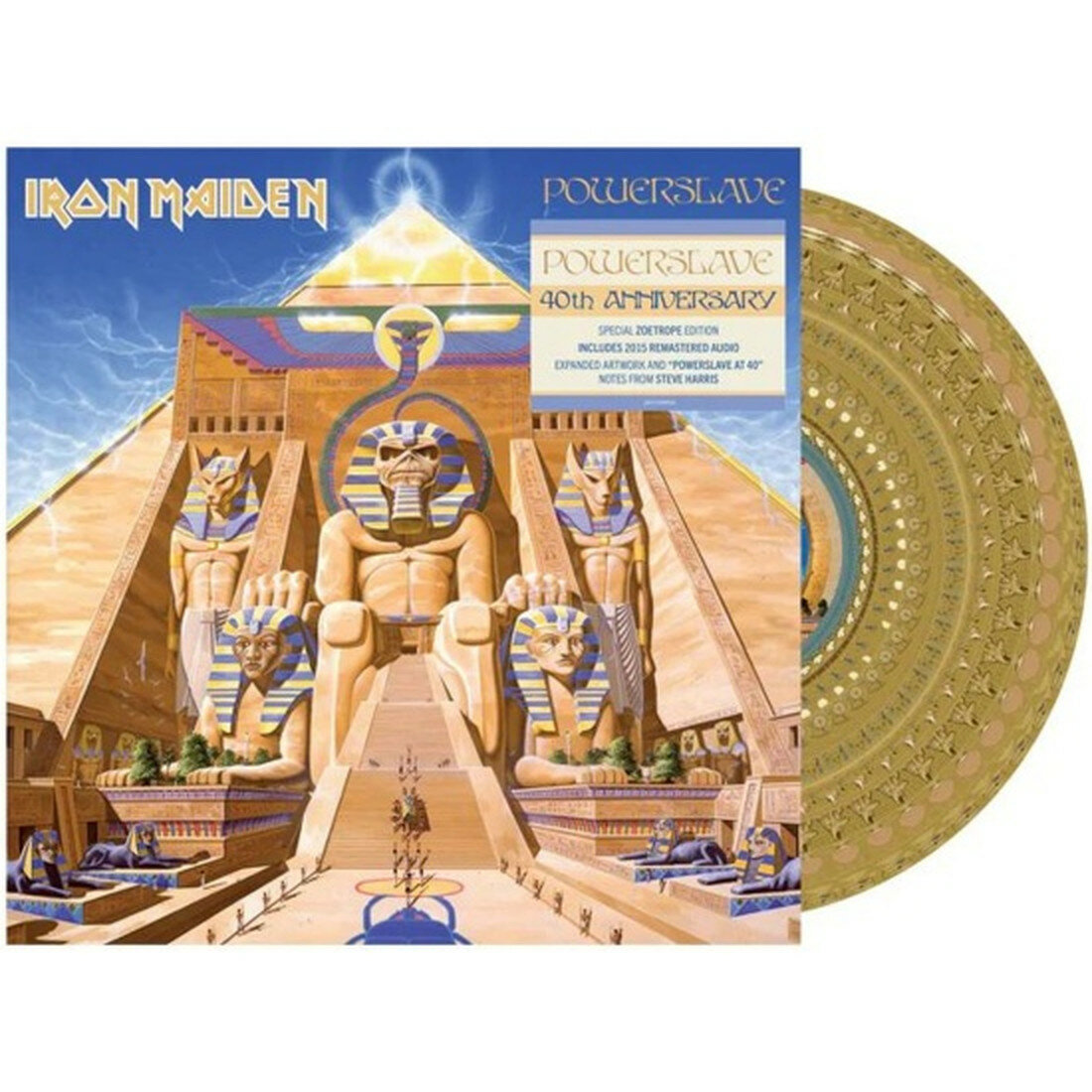 Виниловая пластинка Warner Music Iron Maiden - Powerslave (Zoetrope Picture, 140 Gram, Limited)