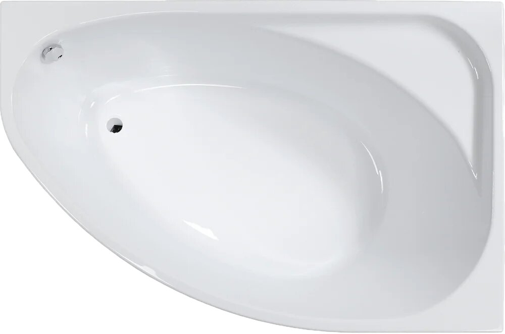 Акриловая ванна Vagnerplast Hapi 170х110 R 170x110 см угловая с каркасом асимметричная
