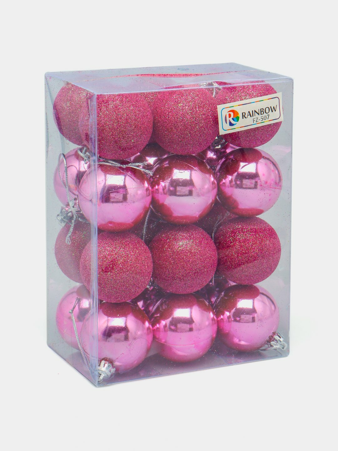 Новогодний набор, ёлочные игрушки и украшения, 24 штуки, 5 см