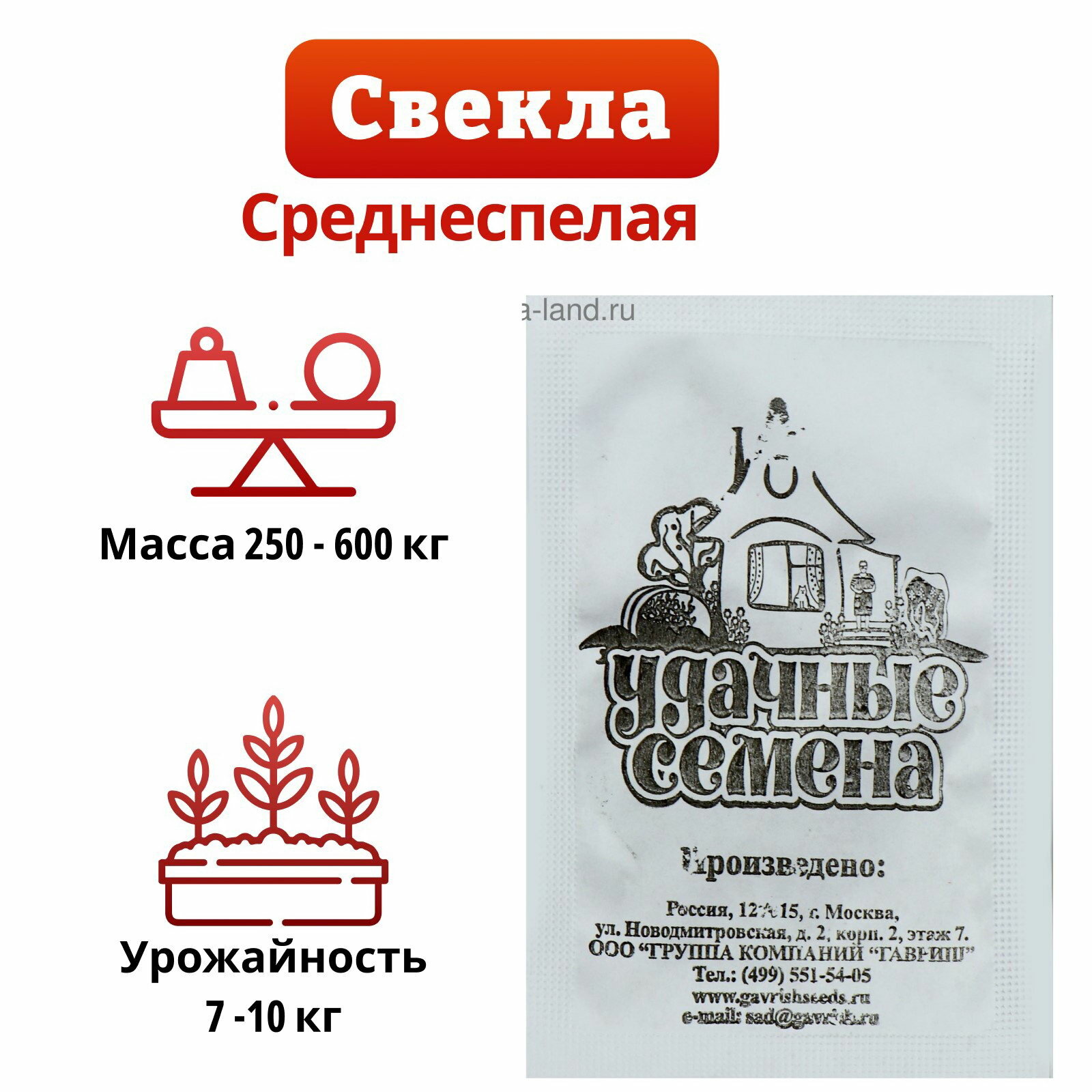 Семена Свекла 