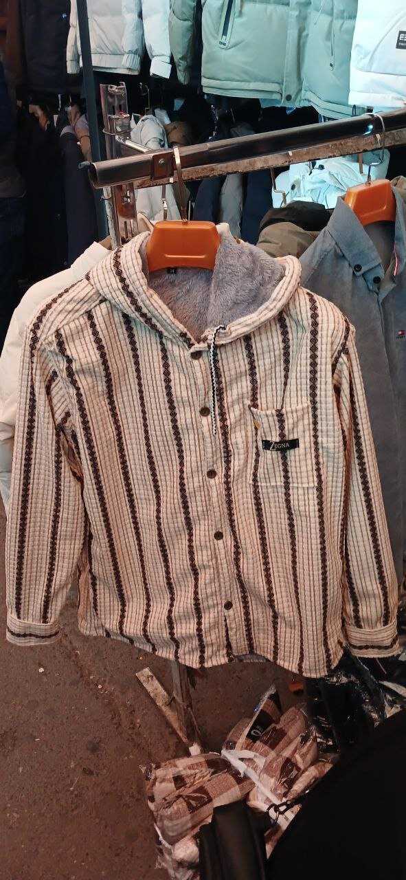 Рубашка , размер 2XL, красно-коричневый — фото 1