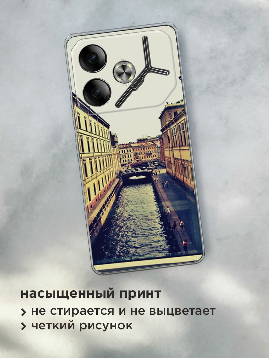 Чехол на Tecno Pova 6 / Текно Пова 6 с принтом "Санкт-Петербург" — фото 1