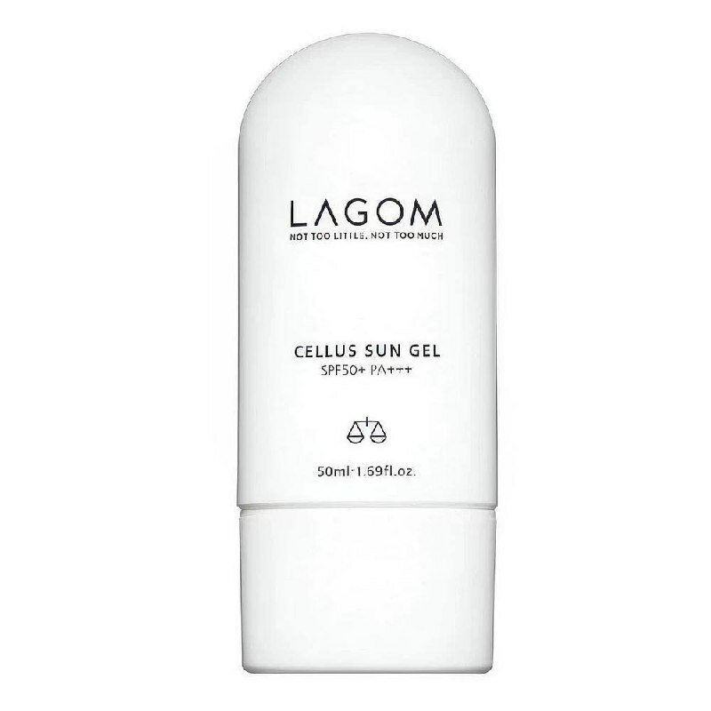 Солнцезащитный гель LAGOM Cellus Sun Gel с SPF 50+ PA+++ для лица, 50 мл
