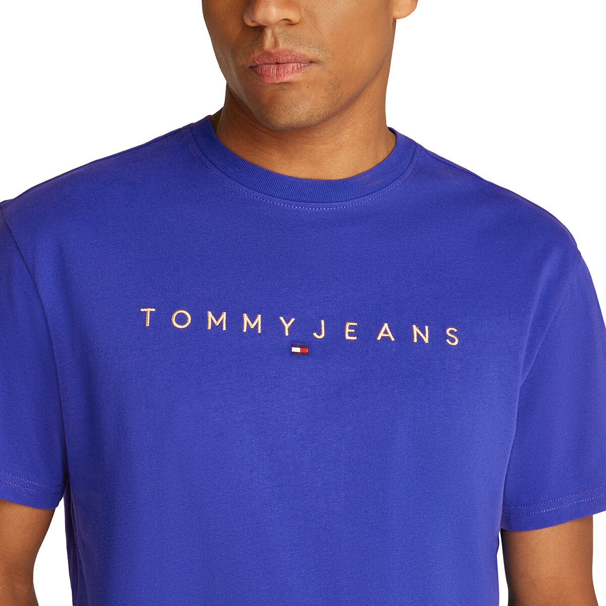 Футболка Tommy Jeans, размер XXL, синий — фото 1