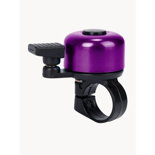 Механический звонок, детский, взрослый для велосипеда и самоката (фиолетовый)