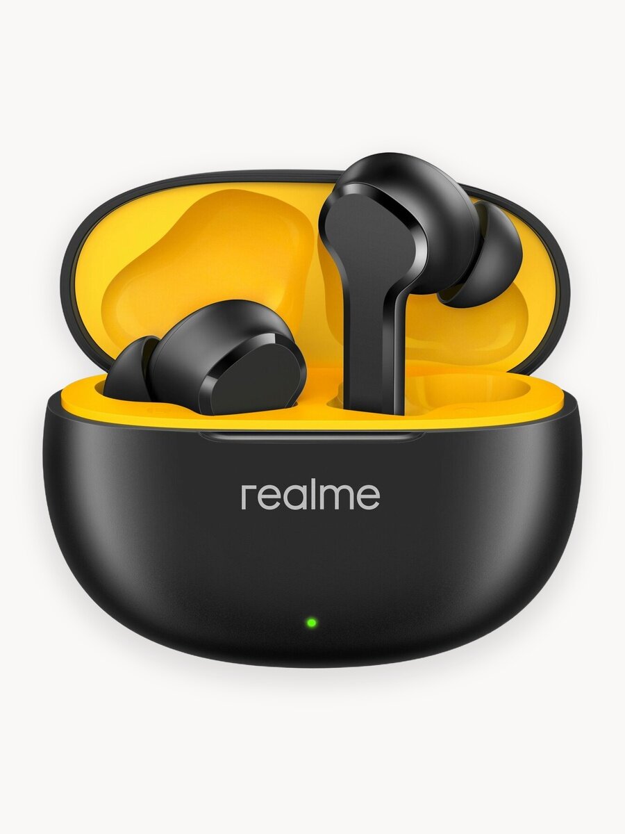 Наушники realme Buds T110, черные, беспроводные, с шумоподавлением