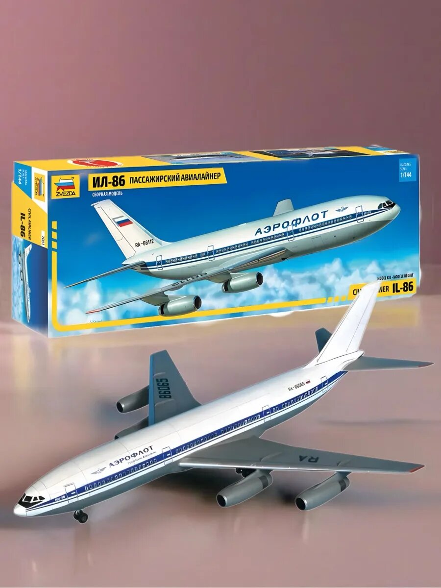Пассажирский авиалайнер Ил-86 7001
