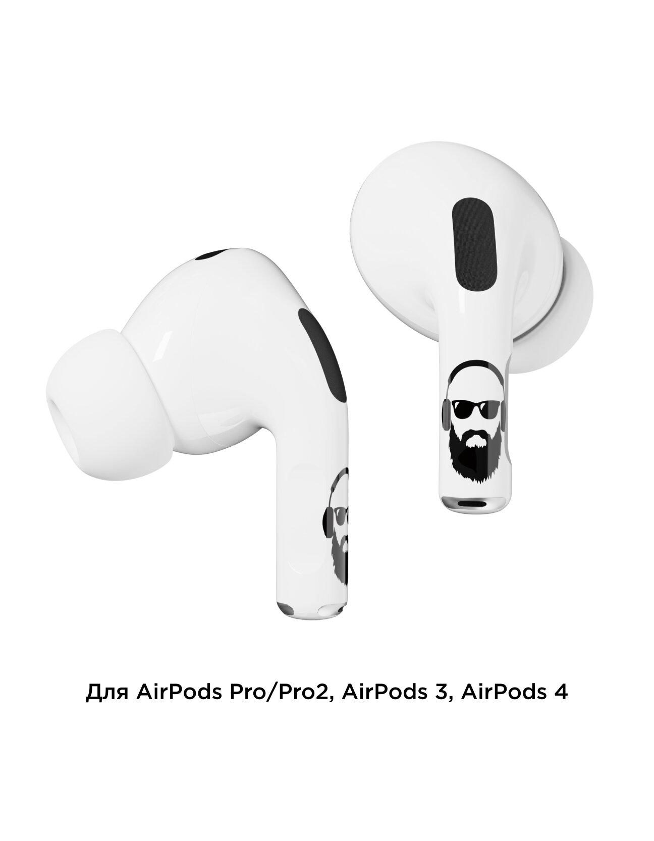 Наклейки для AirPods 4 Easy Art VLP, bearded man