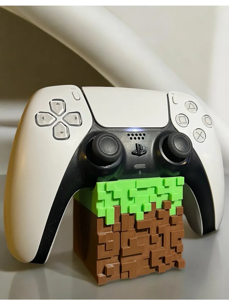 PS5 Minecraft Подставка для геймпада playstation 3D Печать уникальная — фото 1
