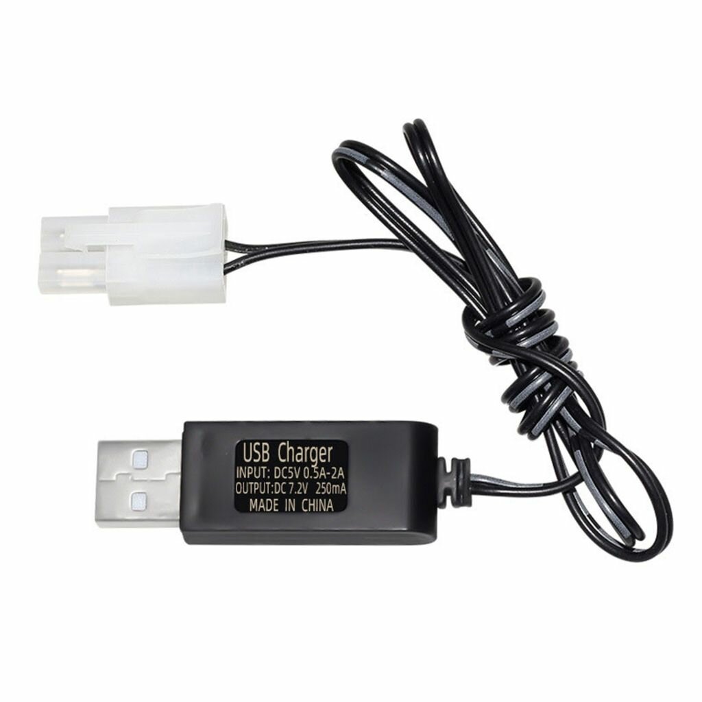 Защита от перезаряда игрушечных аккумуляторов USB кабель для зарядки-7.2V KET 2P Plug Charging Cable