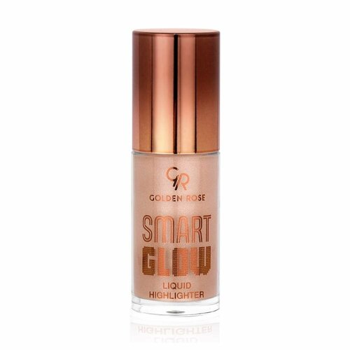 фото Хайлайтер для лица жидкий golden rose smart glow liquid highlighter цвет 203 розово-золотой сияние кожи без блеска