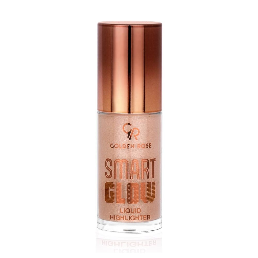 Хайлайтер для лица жидкий Golden Rose Smart Glow Liquid Highlighter цвет 203 розово-золотой Сияние кожи без блеска