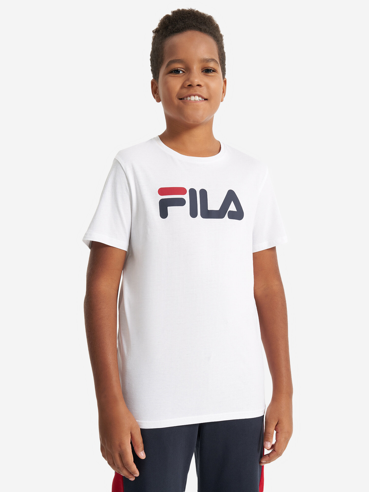Футболка Fila, размер 134-140, белый, — фото 1