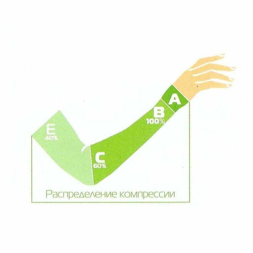 Изображение Рукав компрессионный с фиксирующей застежкой