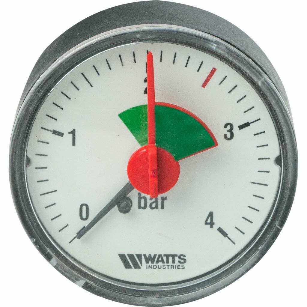 Манометр аксиальный WATTS FR101 50мм 14 давление 4 бар 10008089