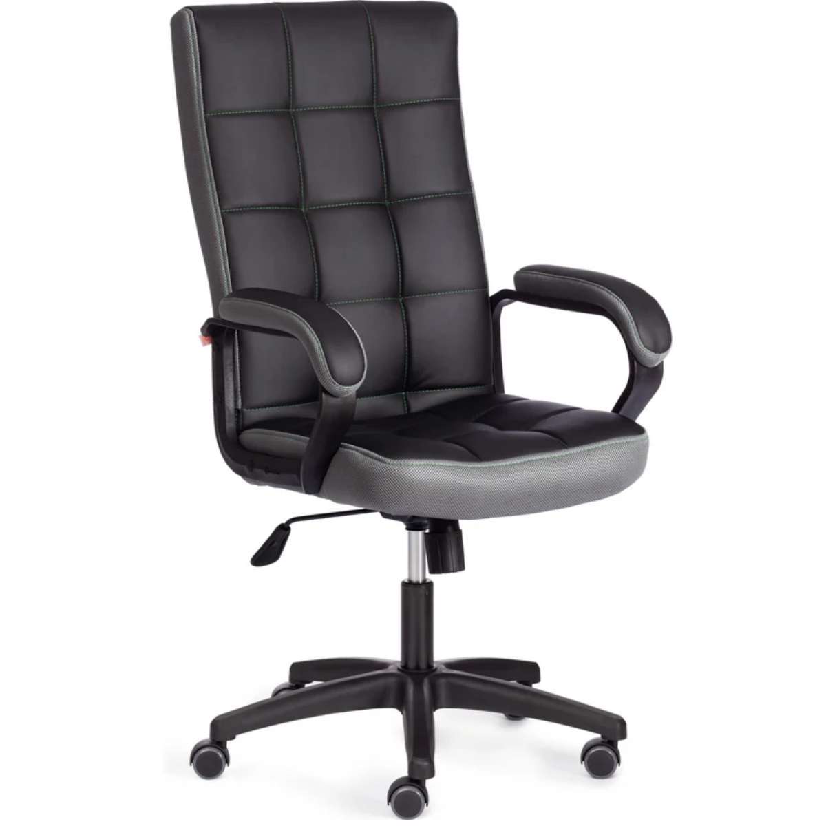 Кресло офисное Tetchair TRENDY (22) 19515, обивка текстиль, искусственная кожа, черный