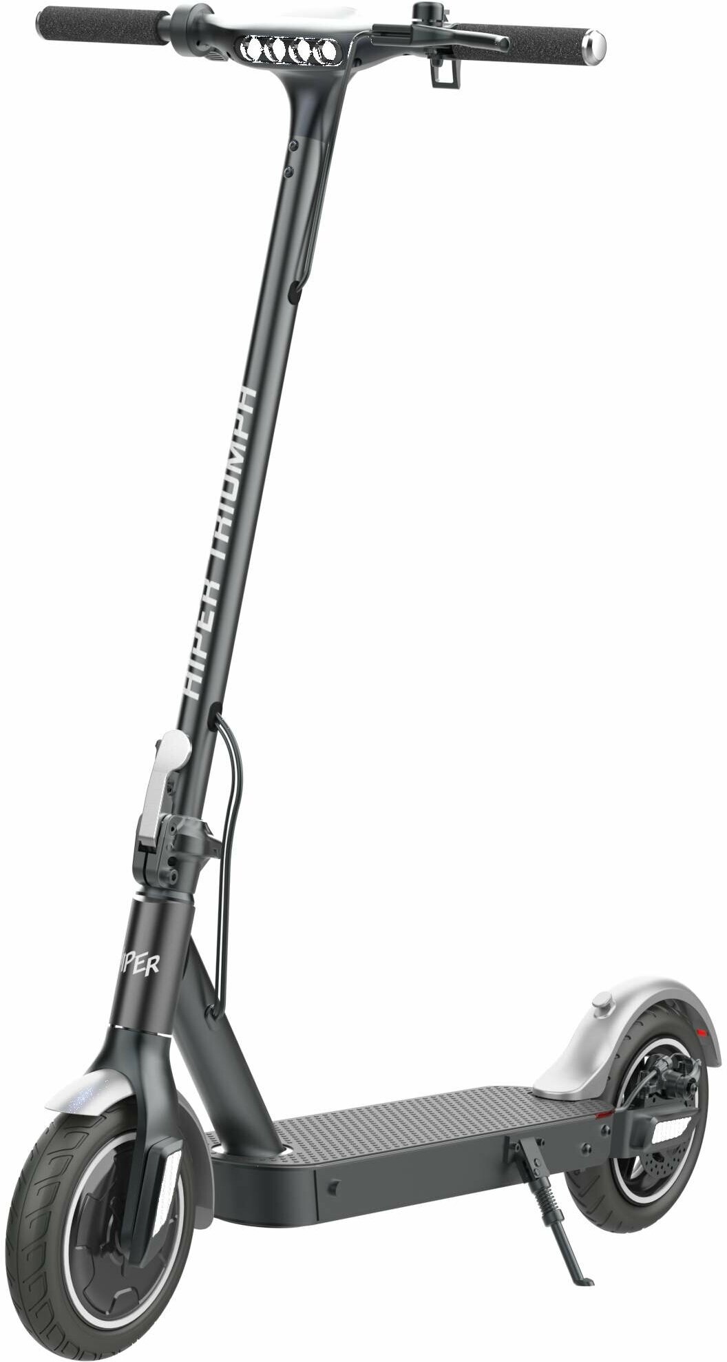 Электросамокат HIPER Triumph X101 Space Gray, колеса 10” шины надувные шины, 400 Вт мотор, батарея 10,4Ач(36В,375Втч), д — фото 1