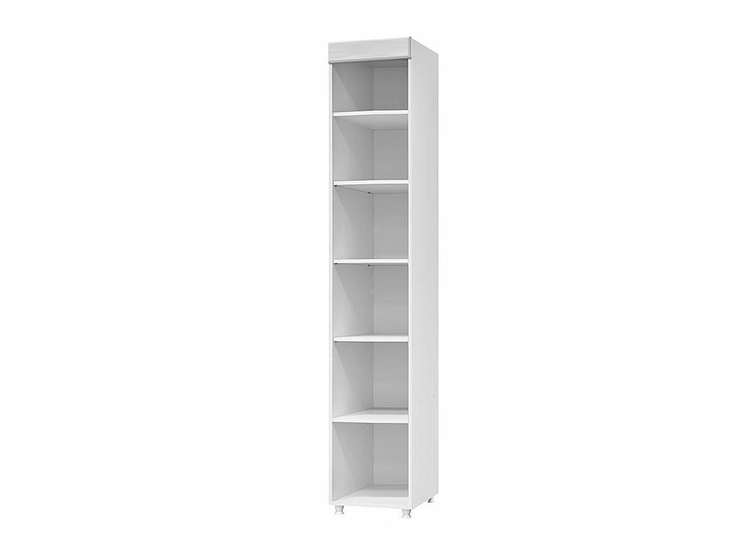 Стеллаж Италия ИТ-39 белое дерево, 40х41х219