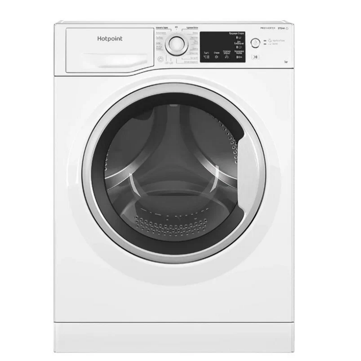 Стиральная машина Hotpoint NSB 7239 W VE RU, Белая, загрузка 7 кг, с паром