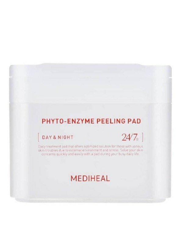 Пилинг-пэды Mediheal "Phyto-Enzyme", с энзимами, LHA-кислота, 90 штук
