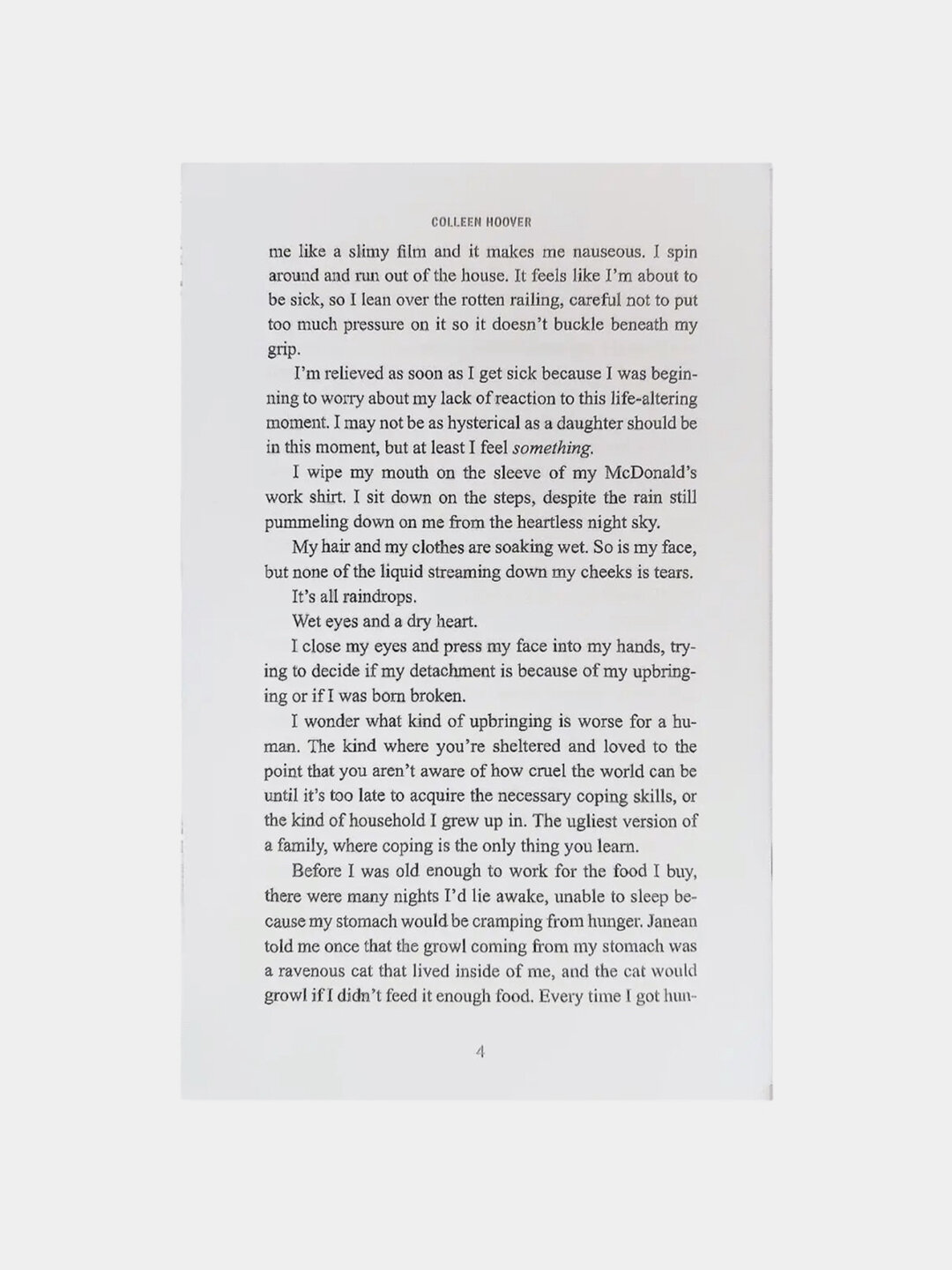 Книга Colleen Hoover "Heart Bones", твердый переплет, А5, 256 страниц — фото 1