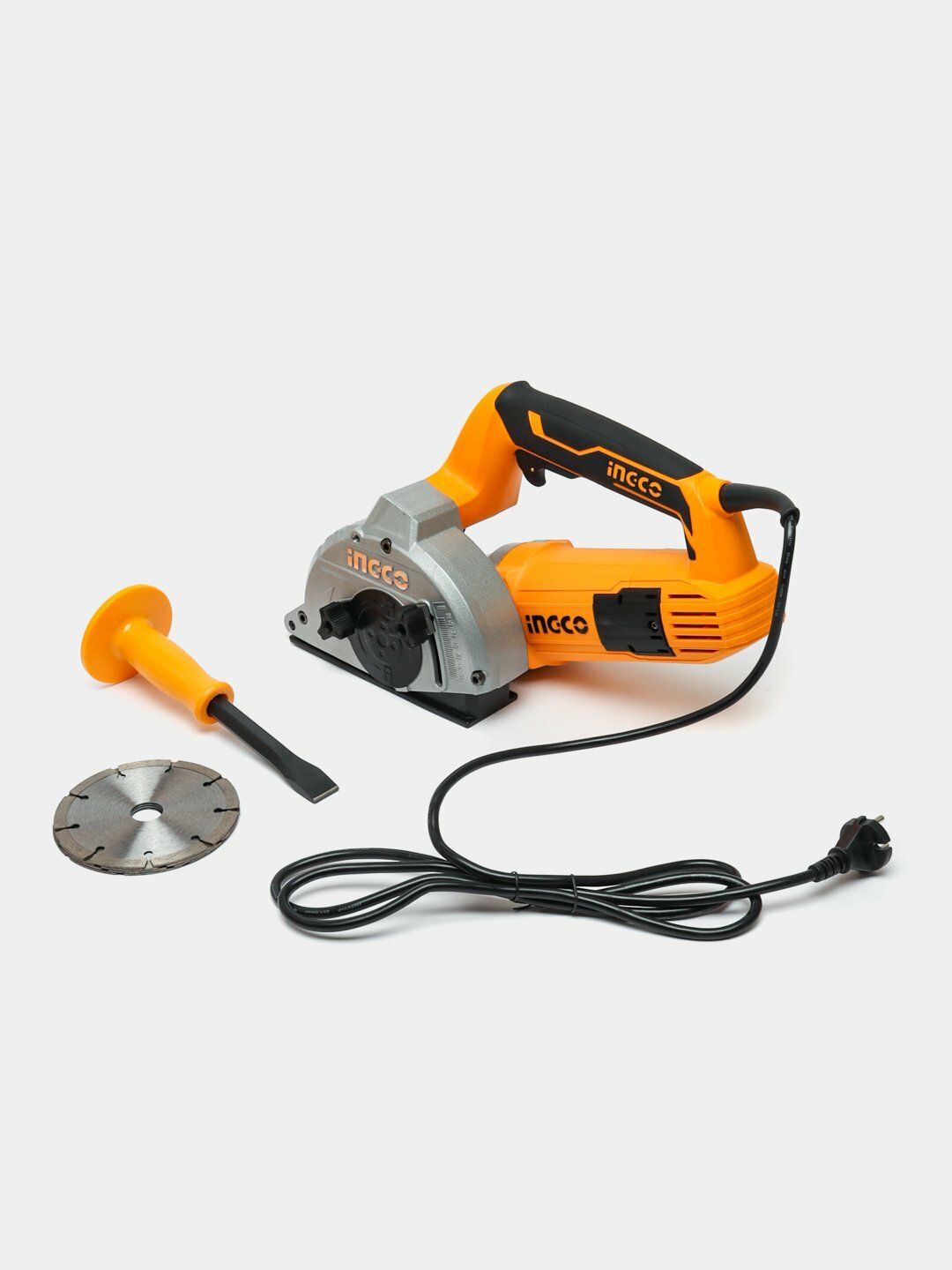 Штроборез INGCO WLC15008, 1500Вт, 4 диска, пылеудаление, диаметр диска 125мм — фото 1