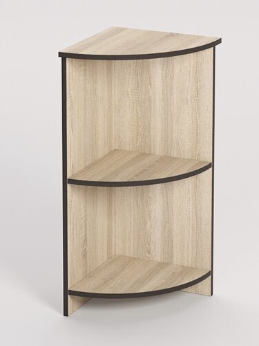 Изображение товара Угловой офисный стеллаж "Вектор" СР-21, Дуб Сонома, кромка Дуб Венге