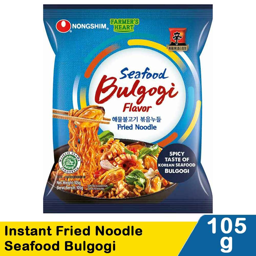 Лапша быстрого приготовления Nongshim Пулькоги со вкусом морепродуктов 105 г, Китай