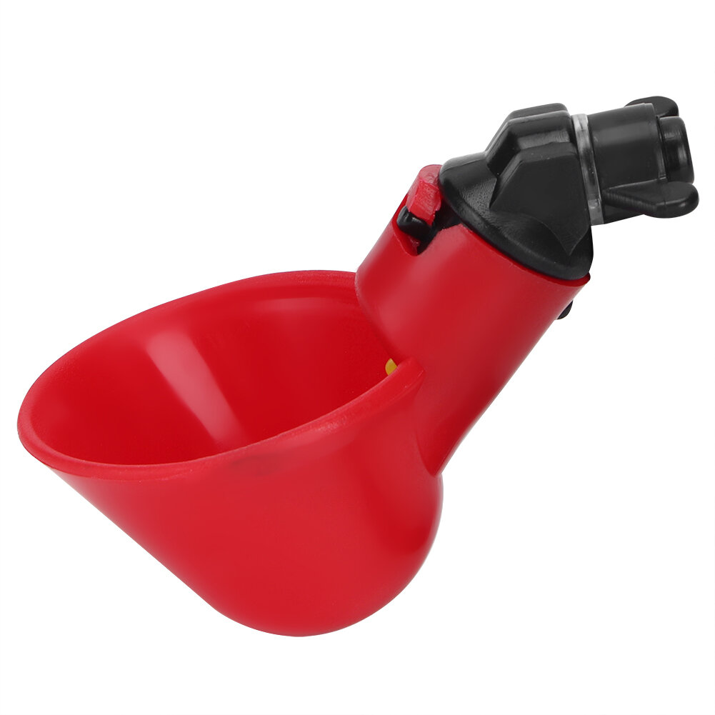 Автоматическая красная миска для воды для скота 10 шт чашка для питья перепела курицы соска оборудование для животноводства