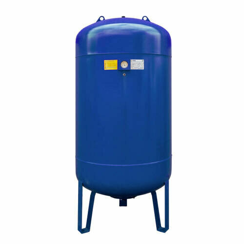 Гидроаккумулятор CRUWA CRW-VM - 800 л. (PN10, Tmax 100°C, вертикальный, напольный, c манометром)