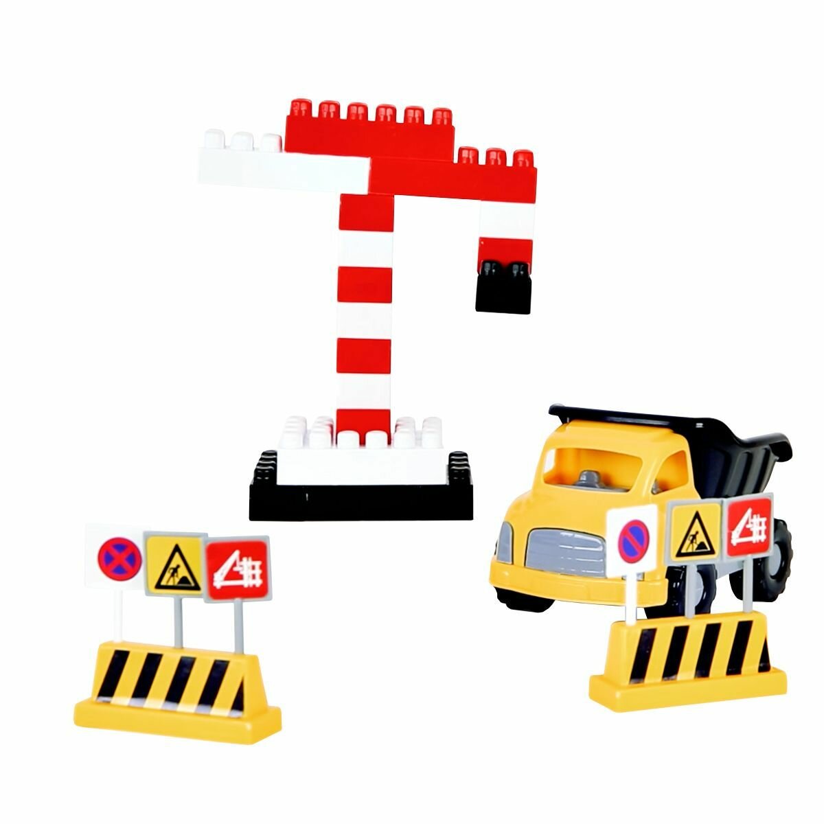 Набор DOLU Jumbo самосвал с конструктором — фото 1